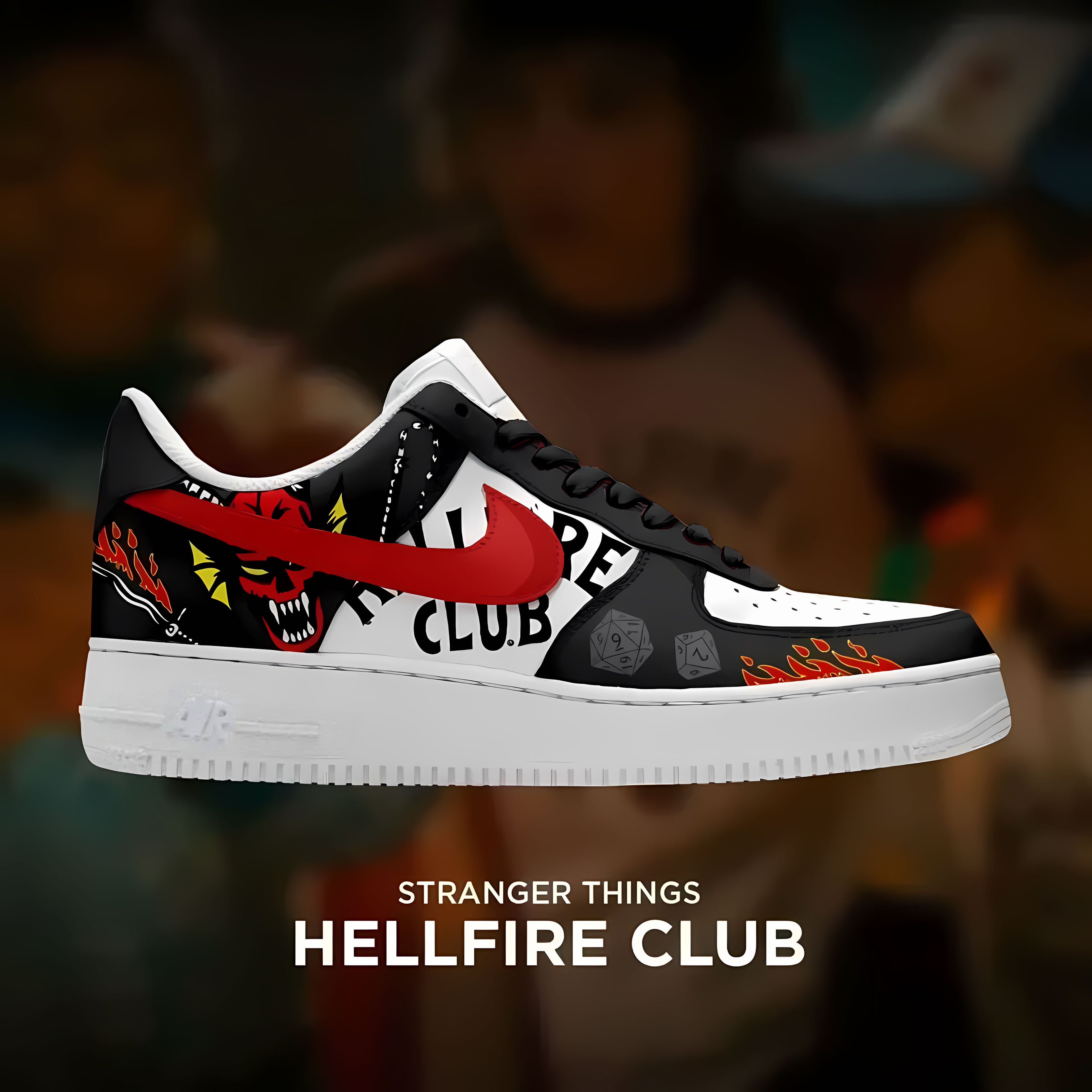 Hellfire Club V.1 Stranger Things Low Top Shoes
