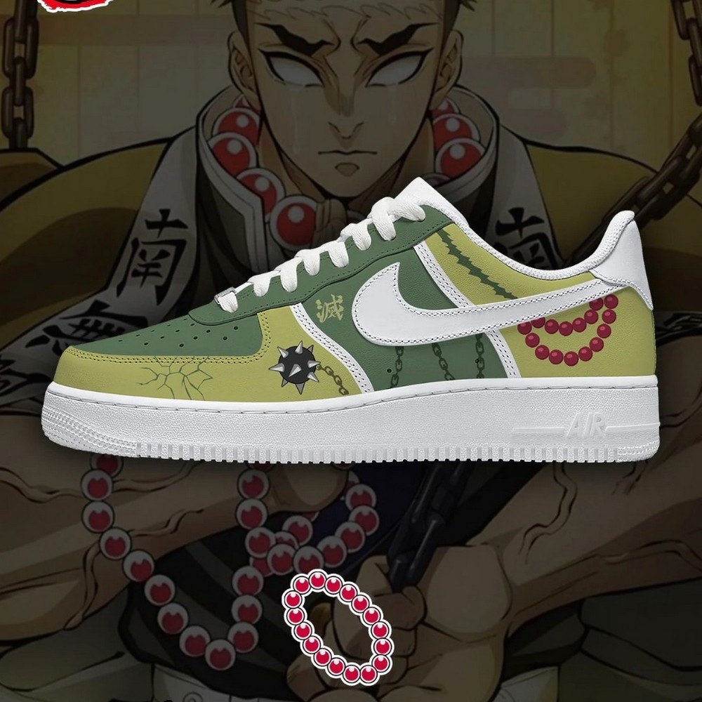 Gyomei Himejima Demon Slayer AF1 Shoes